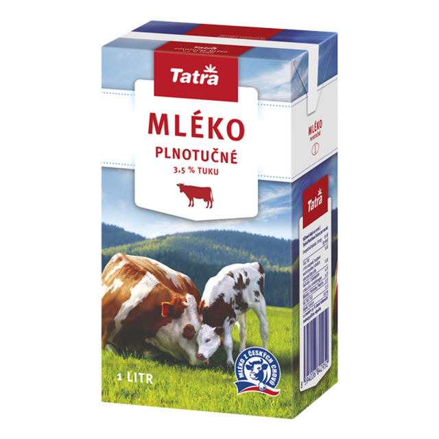 Obrázek produktu TATRA MLÉKO PLNOTUČNÉ 3,5% 12x1l