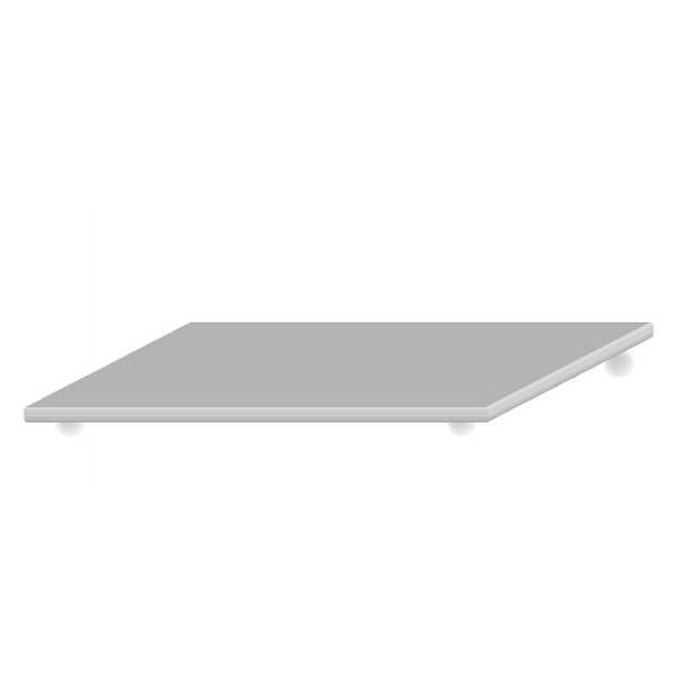Obrázek produktu MA Tác plast s nožičkami 80x80 cm