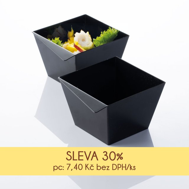 Obrázek produktu MA KELÍMEK ZEN plast černý 460ml 50ks AKCE SE SLEVOU 30%