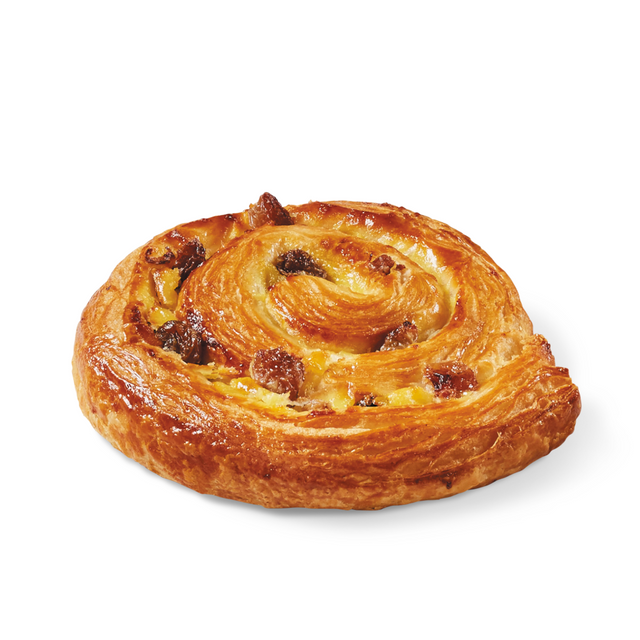 Obrázek produktu BRIDOR Mražený PAIN AUX RAISINS - šnek s vanilkovým krémem a rozinkami 110g 60ks