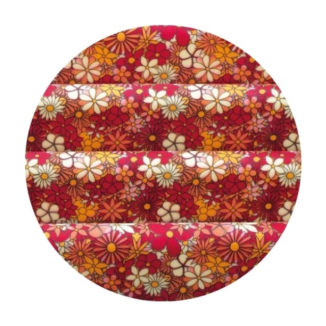 Obrázek produktu PCB TRANSFER FOLIE BOUQUET FLORAL barevné kytičky 40x25cm 17ks