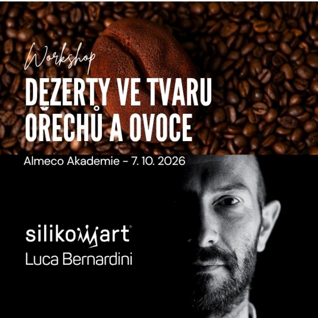 Obrázek produktu Workshop TRENDY DEZERTY OVOCE A OŘECHY Luca Bernardini Silikomart 7.10.2026