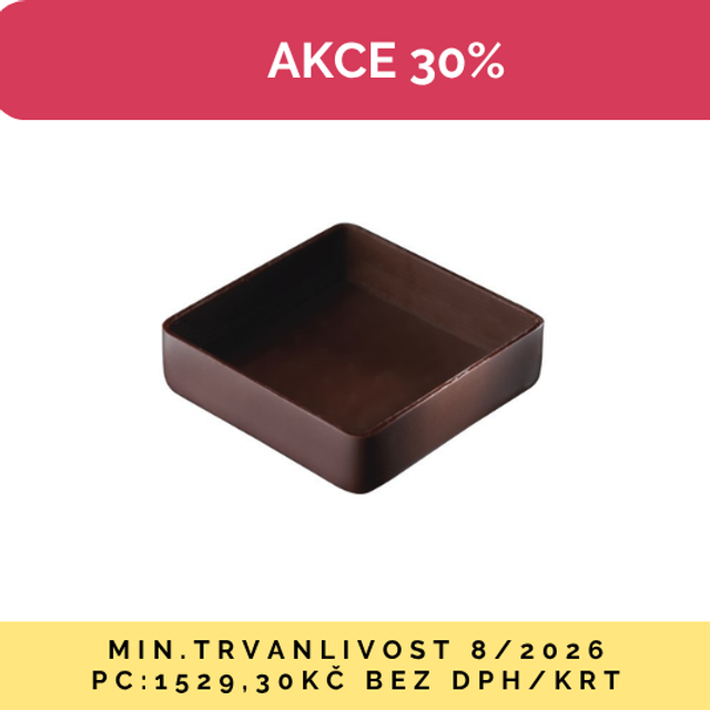 Obrázek produktu PCB MISKY HOŘKÁ ČOKO čtverec 3x3cm J45 350ks AKCE 30% dmt 8/26