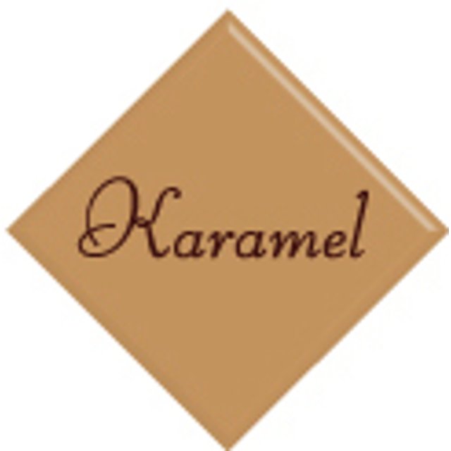 Obrázek produktu PCB DEKOR NÁPIS KARAMEL 30x30mm 440ks