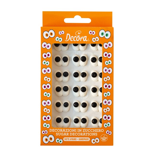 Obrázek produktu DECO DEKORACE CUKROVÁ - OČI SPOJENÉ 18ks
