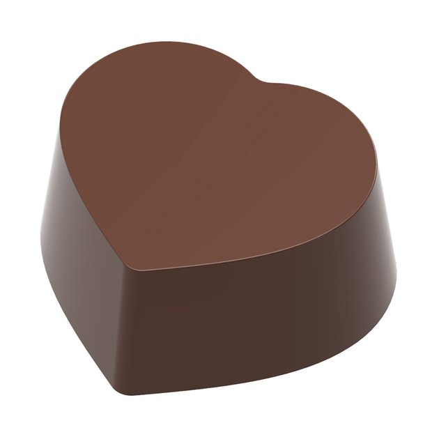 Obrázek produktu CW FORMA NA PRALINKY S MAGNETEM - SRDCE 3x3,2cm v.1,5cm 11g 18ks