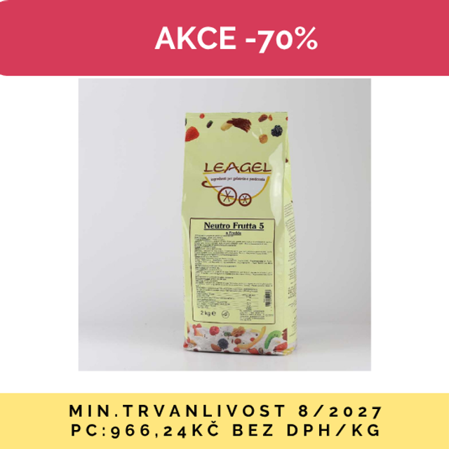 Obrázek produktu LEAGEL NEUTRO FRUIT 5 Cold  6x2kg AKCE 70% dmt 8/27