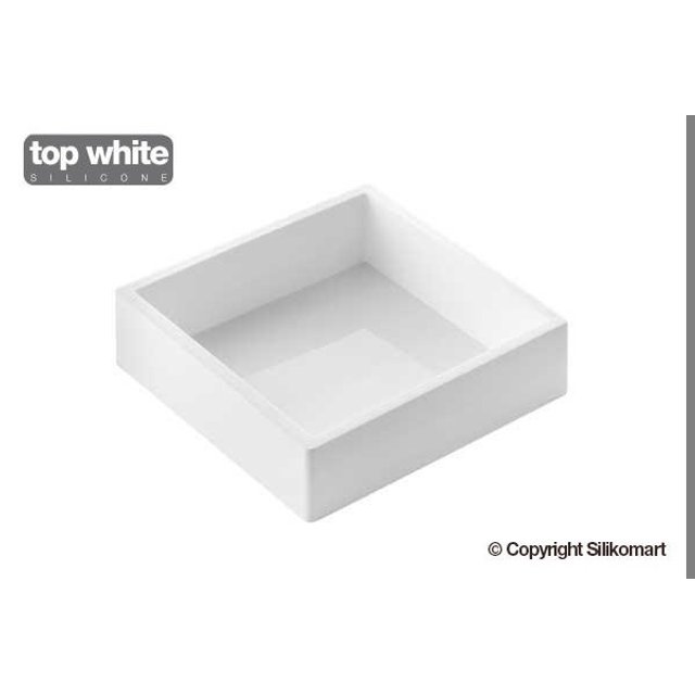Obrázek produktu SIL FORMA SILIKON bílá - DORTOVÁ ČTVEREC 180x180mm v.50mm 1558ml 1ks