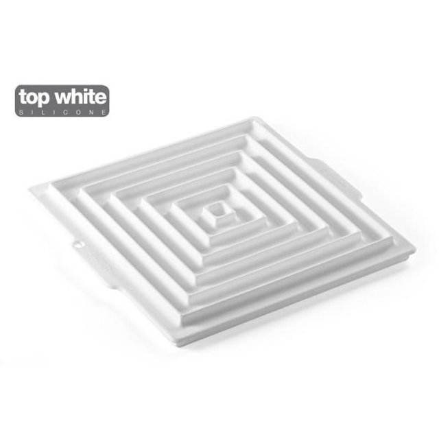 Obrázek produktu SIL FORMA SILIKON bílá - VKLADY ČTVERCOVÉ  pr.4-26 cm