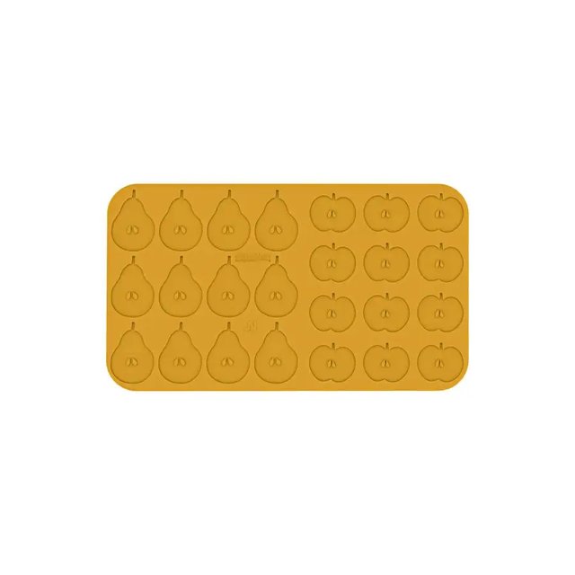 Obrázek produktu SIL FORMA SILIKON žlutá - MELA PERA - plátky jablka 60x51mm a hrušky 80x56mm, v.2mm
