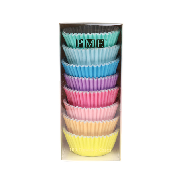 Obrázek produktu PME Košíčky na muffiny PASTELOVÉ 8 barev 50x28mm 100ks