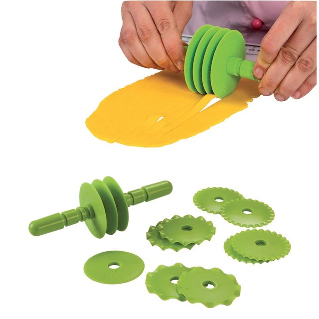 Obrázek produktu MA KRÁJEČ (RÁDELKO) plast s vyměnitelnými nástavci zelený