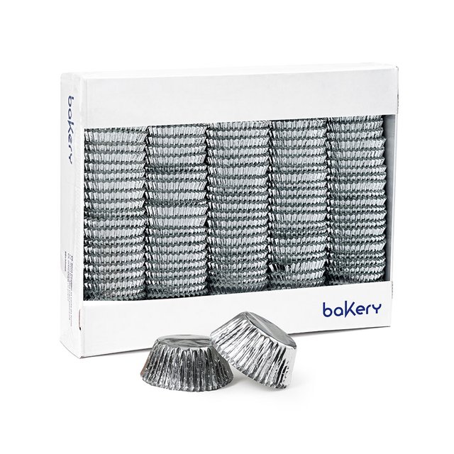 Obrázek produktu DECO KOŠÍČKY NA MUFFINY - STŘÍBRNÉ pr.50mm v.32mm 2000ks