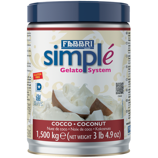 Obrázek produktu FABBRI SIMPLE KOKOS (COCCO) 8x1,5 kg