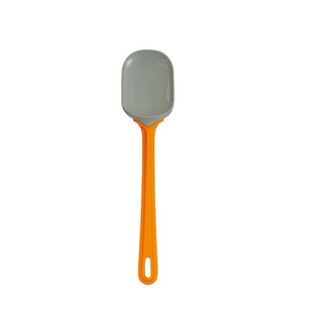 Obrázek produktu DECO Lžíce silikon šedo-oranžová 27,5x6cm