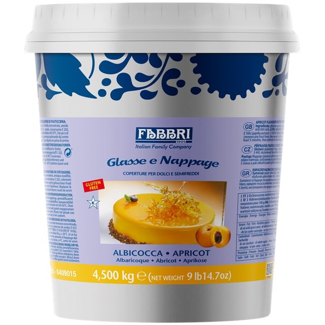 Obrázek produktu FABBRI Nappage meruňka - glazé 3x4,5kg