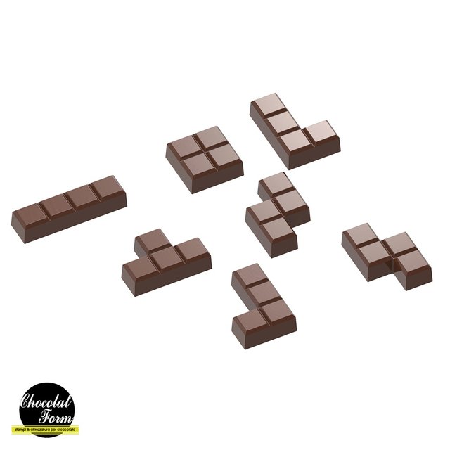 Obrázek produktu CW FORMA NA PRALINKY - PUZZLE 5druhů, v.11mm, 11g 2x7ks