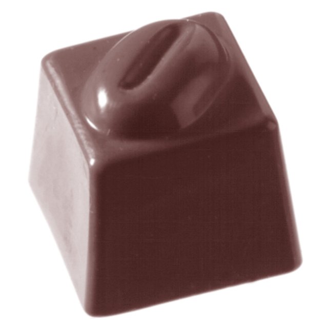 Obrázek produktu CW FORMA NA PRALINKY - KOSTKA KÁVOVÉ ZRNO 2,5x2,5cm v.2,5cm 14g 45ks