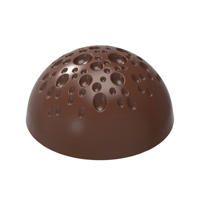 Obrázek produktu CW FORMA NA PRALINKY - POLOKOULE MĚSÍC PR. 3cm v.1,5cm 8,4g 21 ks