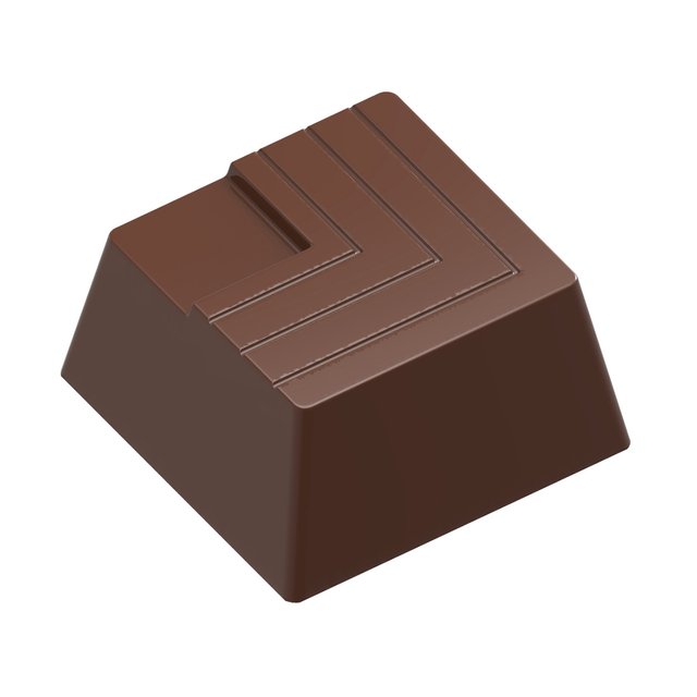 Obrázek produktu CW FORMA NA PRALINKY - ČTVEREC ŘEZANÝ 2,7x2,7cm v.1,4cm 10,9g 21ks