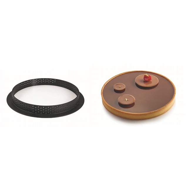 Obrázek produktu SIL TARTE RING RÁFEK perforovaný - KULATÝ Ø190mm v.20mm 1ks