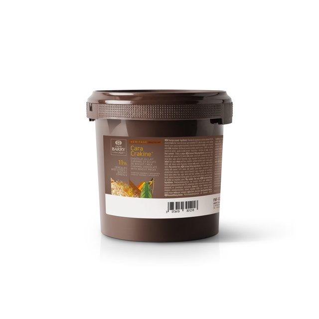 Obrázek produktu CB CARA CRAKINE náplň mléčná čokoláda, karamel, křupinky 6x1 kg