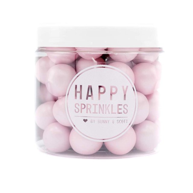 Obrázek produktu HS Dekorace čokoládové PINK CHOCO XXL (kuličky růžové) 130g