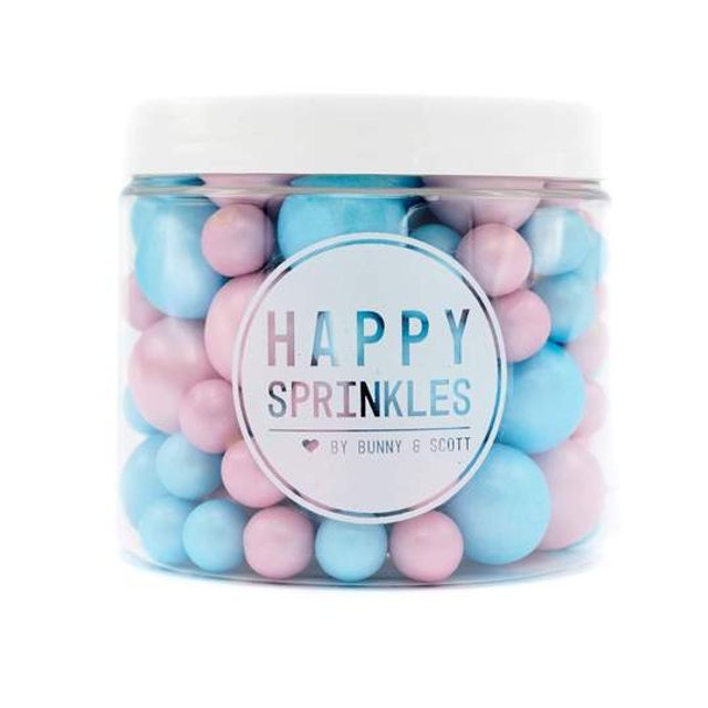 Obrázek produktu HS Dekorace čokoládové GIRL OR BOY (kuličky růžové a modré) 160g