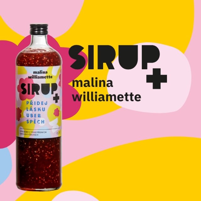 Obrázek produktu ALMECO SIRUP+ MALINA WILLIAMETTE 0,7 l