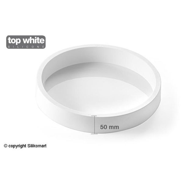 Obrázek produktu SIL FORMA SILIKON bílá - DORTOVÁ KULATÁ Ø260mm v.50mm 2645ml 1ks