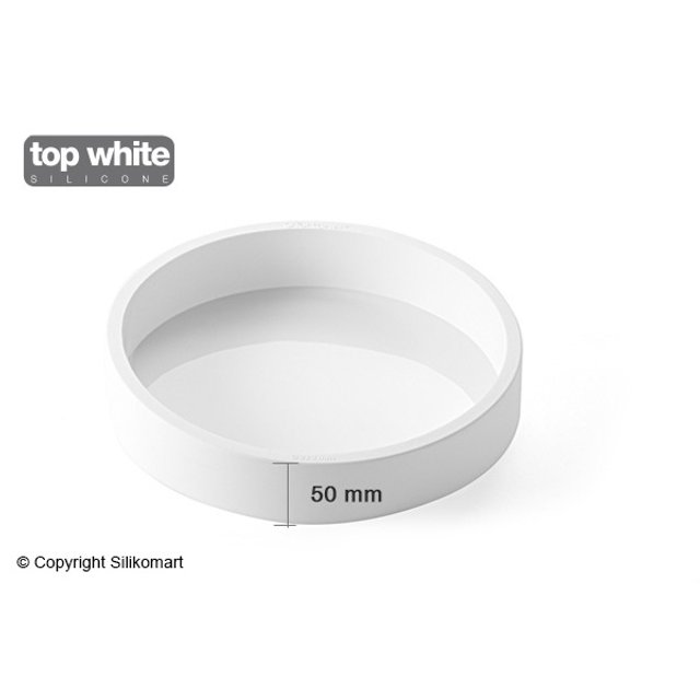 Obrázek produktu SIL FORMA SILIKON bílá - DORTOVÁ KULATÁ Ø220mm v.50mm 1842ml 1ks