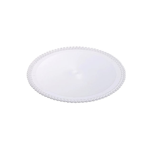 Obrázek produktu ALCAS PODNOS KULATÝ OZDOBNÝ BÍLÝ PLAST pr.28cm 1ks