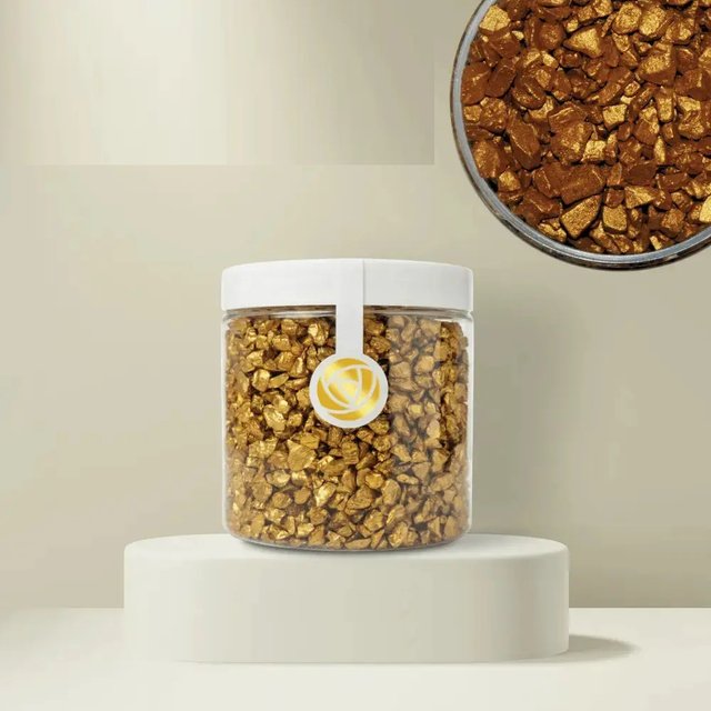 Obrázek produktu ROSIE ROSE - GOLD SALT - sůl se zlatým prachem 260g