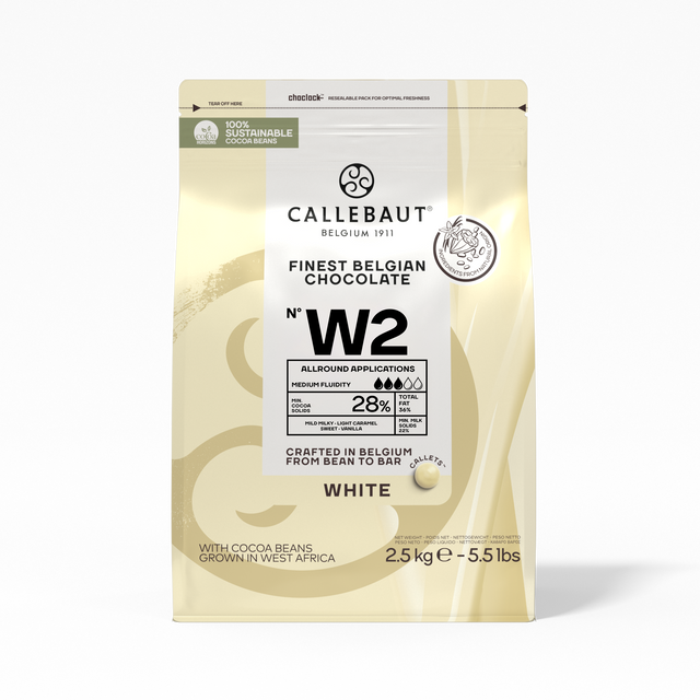 Obrázek produktu C ČOKOLÁDA W2 BÍLÁ 28% 8x2,5 kg