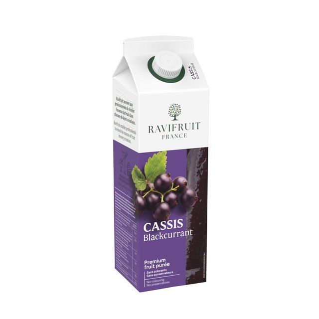 Obrázek produktu RAVIFRUIT PYRÉ ČERNÝ RYBÍZ pasterizované 1kg