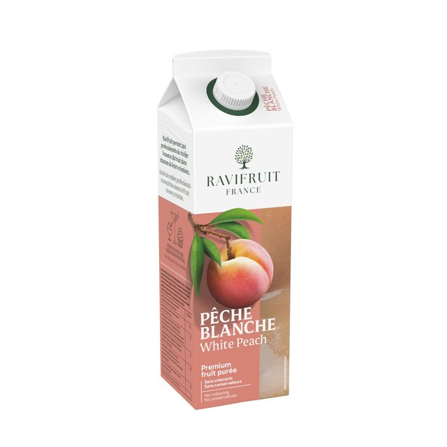 Obrázek produktu RAVIFRUIT PYRÉ BÍLÁ BROSKEV pasterizované 1kg