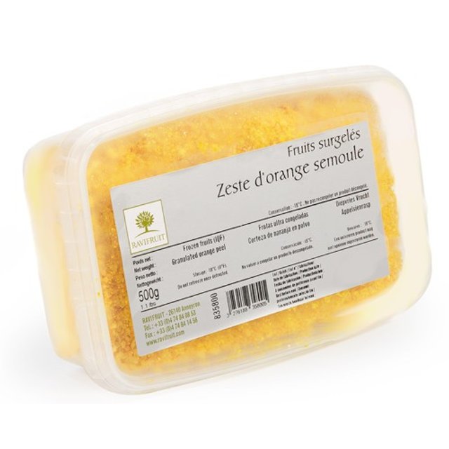 Obrázek produktu RAVIFRUIT MRAŽENÁ KŮRA POMERANČ 6x500g
